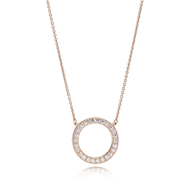 Pandora szívei nyaklánc - 580515CZ-45