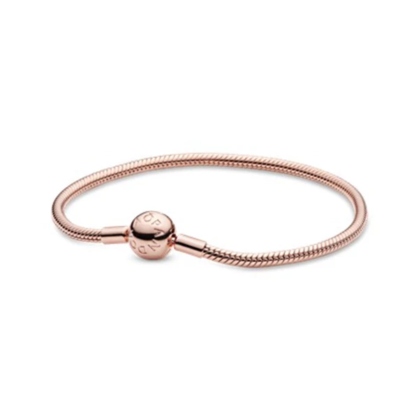 Pandora Moments sima felületű rose karkötő - 580728-16