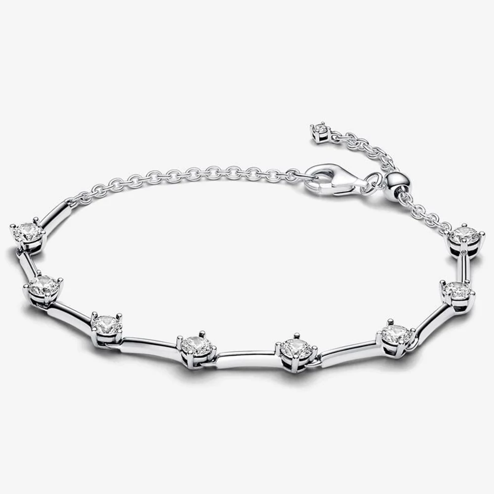 Pandora ezüst szikrázó köves karlánc - 593009C01-16