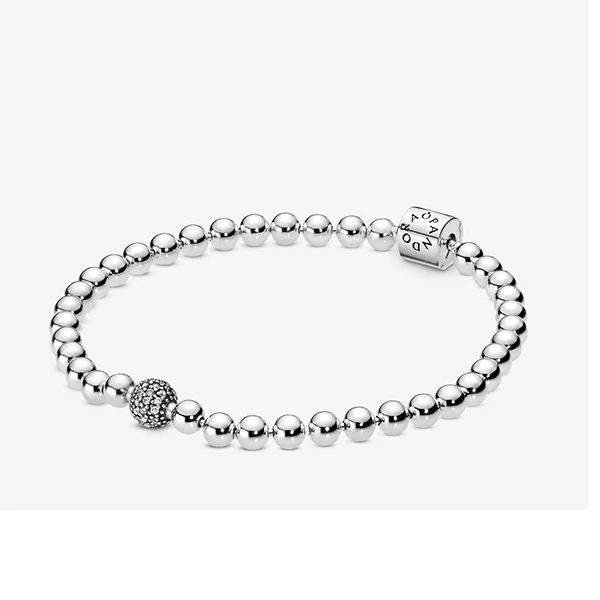 Pandora gyöngy és pavé karkötő - 598342CZ-17