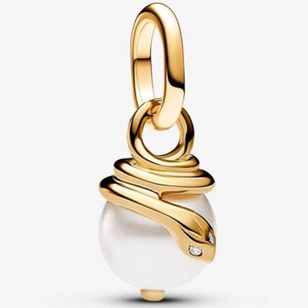 Pandora ME kígyó gyöngyházfényű mini függő - 763375C01