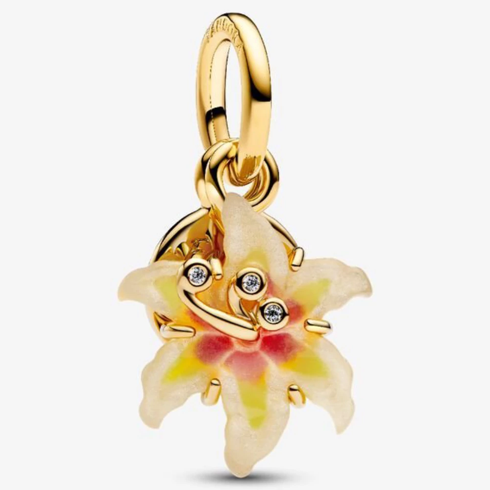 Pandora Disney Aranyhaj és a nagy gubanc aranyvirág foszforeszkáló charm - 764020C01