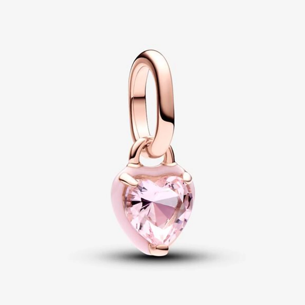 Pandora Me rózsaszín csakra szív mini függő - 783042C01