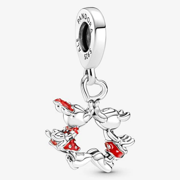 Pandora Disney Mickey egér és Minnie egér csók függő - 790075C01