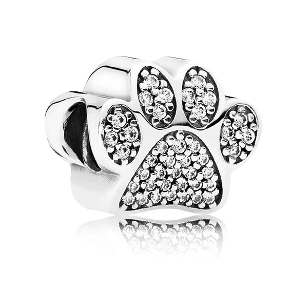 Pandora mancsnyom charm - 791714CZ