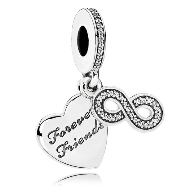 Pandora Örökké barátok charm - 791948CZ
