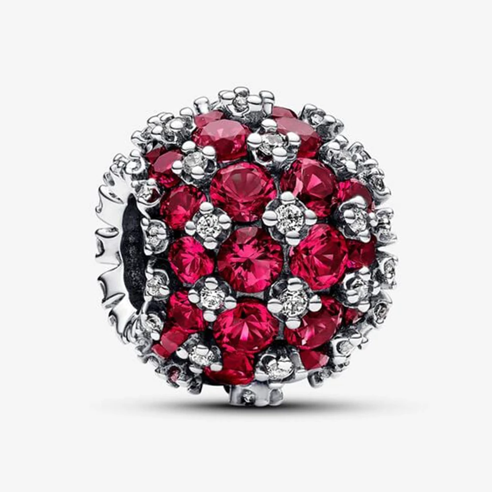 Pandora szikrázó rózsaszín pavé gömb charm - 792630C03