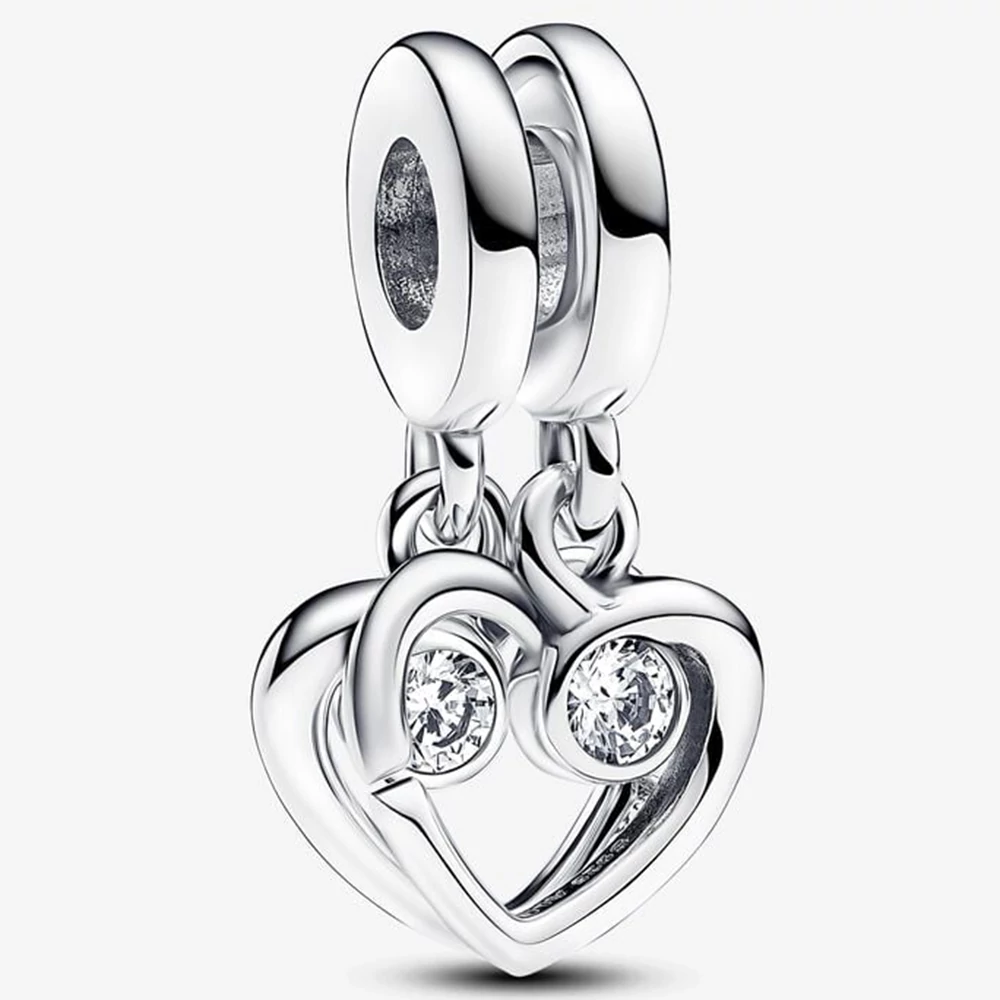 Pandora Forever & Always szétszedhető szív függő - 793232C01