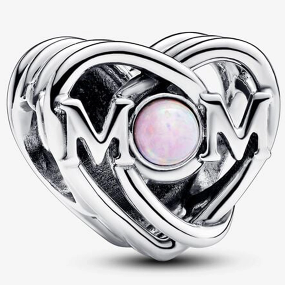 Pandora Anya nyitott szív opál charm - 793233C01