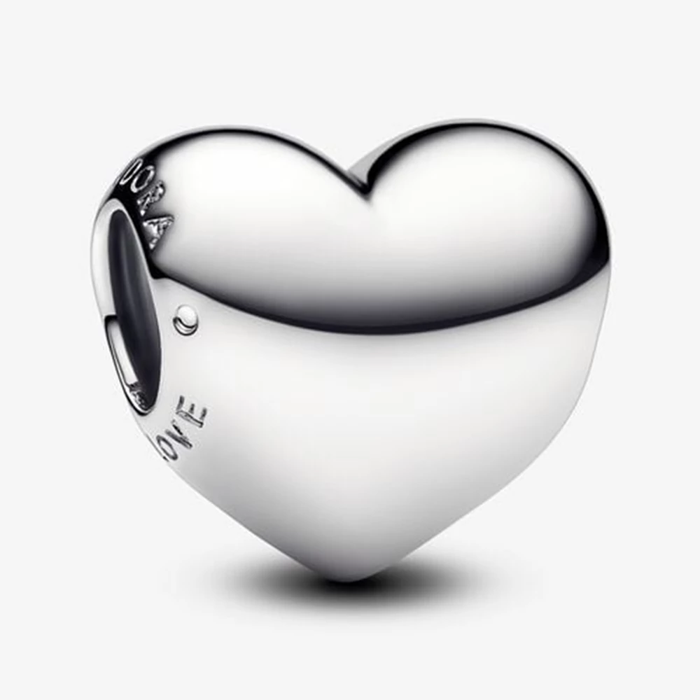 Pandora légy szeretet gravírozható ezüst szív charm - 793439C00