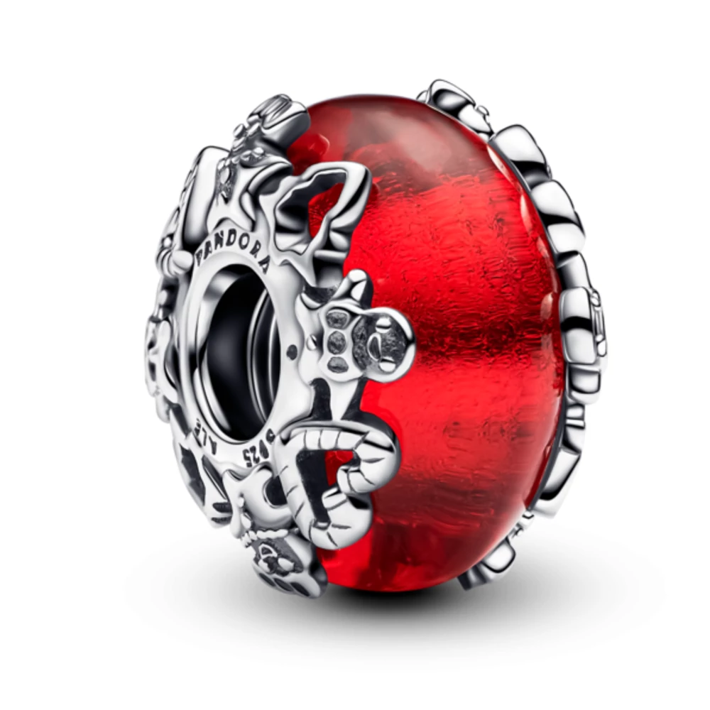 Pandora Karácsonyi varázslat muranói üveg charm - 793597C00