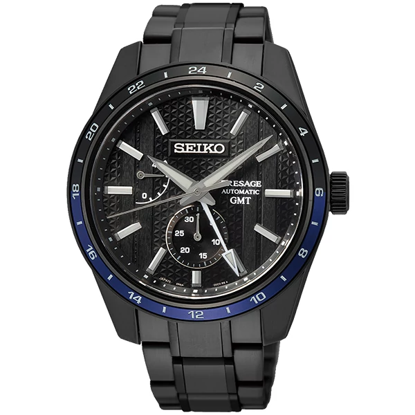 Seiko férfi óra - SPB271J1 - Presage Sharp Edged GMT - Zero Halliburton