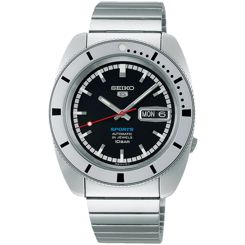 Seiko férfi óra - SRPL05K1 - 5 Sports - SKX Style - Pepper Black 1968 Recreation Limited Edition