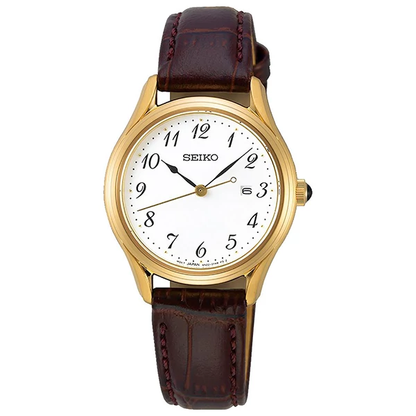 Seiko női óra - SUR638P1 - Bőrszíjas női