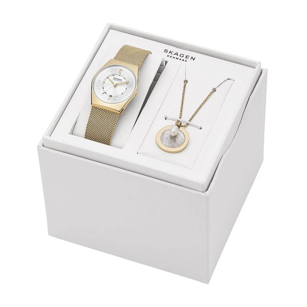 Skagen női óra + nyaklánc - SKW1152SET - Grenen