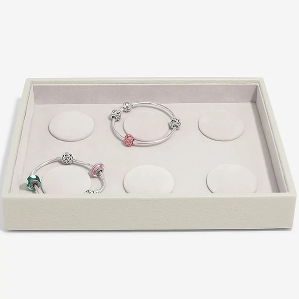 Stackers bézs classic 6 párnás ékszertartó tálca - 75612