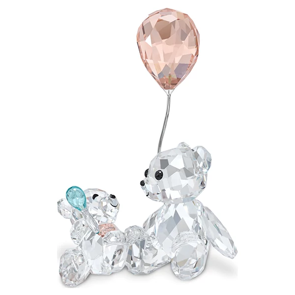 Swarovski My Little Kris Bear - anya gyermekével dísz - 5557542