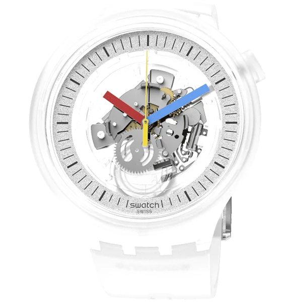 Swatch unisex óra - SB01K100 - Clearly Bold