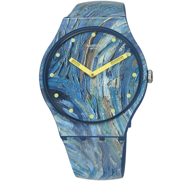 Swatch unisex óra - SUOZ335 - The Starry Night By Vincent Van Gogh, The Watch