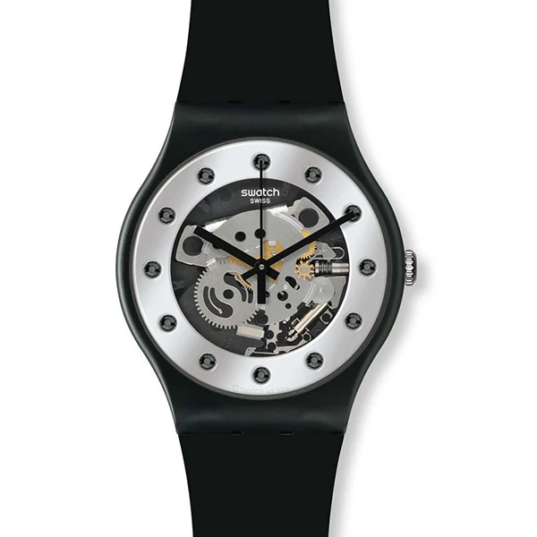 Swatch unisex óra - SUOZ147 - Silver Glam