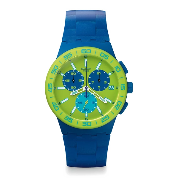 Swatch férfi óra - SUSN404 - Blue Rug