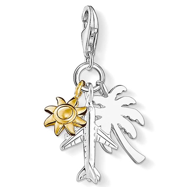 Thomas Sabo pálm & nap & repülő charm - 1430-413-21