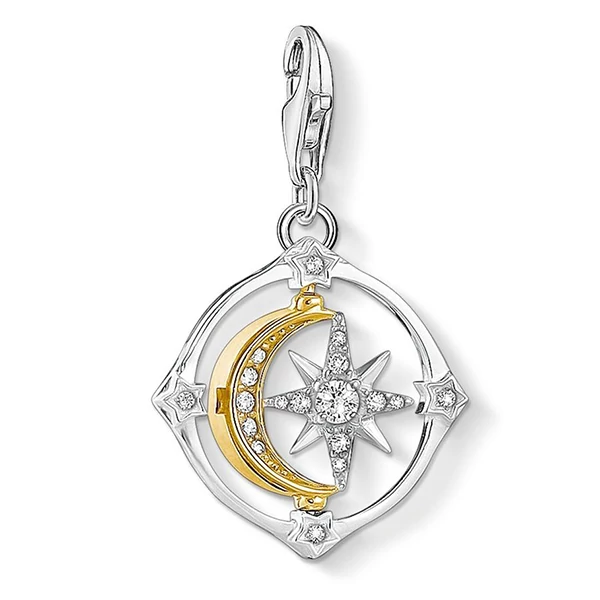 Thomas Sabo hold & csillagok charm - 1815-414-7