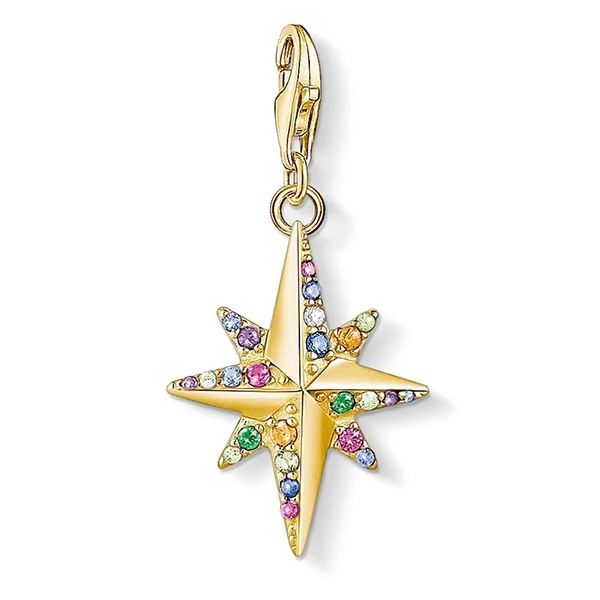 Thomas Sabo színes csillag charm - 1816-488-7