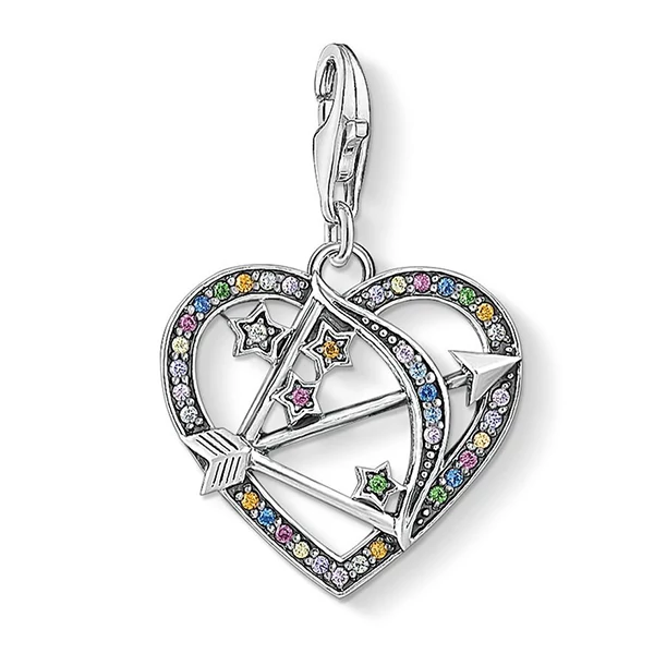 Thomas Sabo ezüst szív charm - 1822-318-7