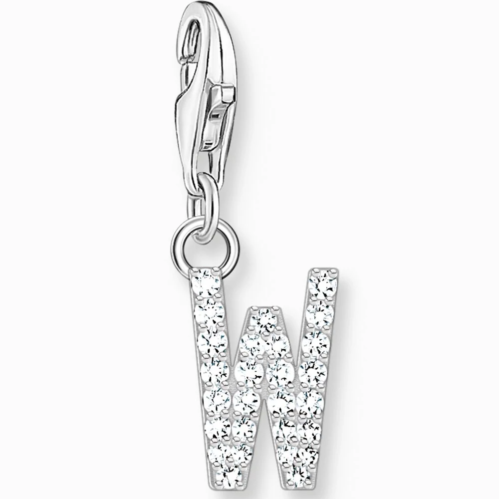 Thomas Sabo ezüst W betű charm - 1960-051-14