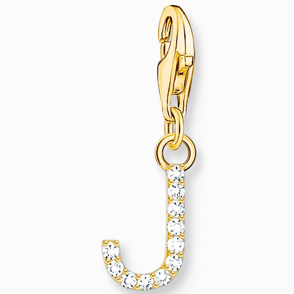 Thomas Sabo arany J betű charm - 1973-414-14