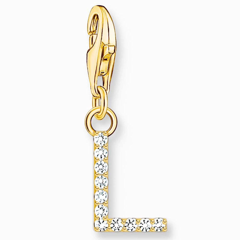 Thomas Sabo arany L betű charm - 1975-414-14