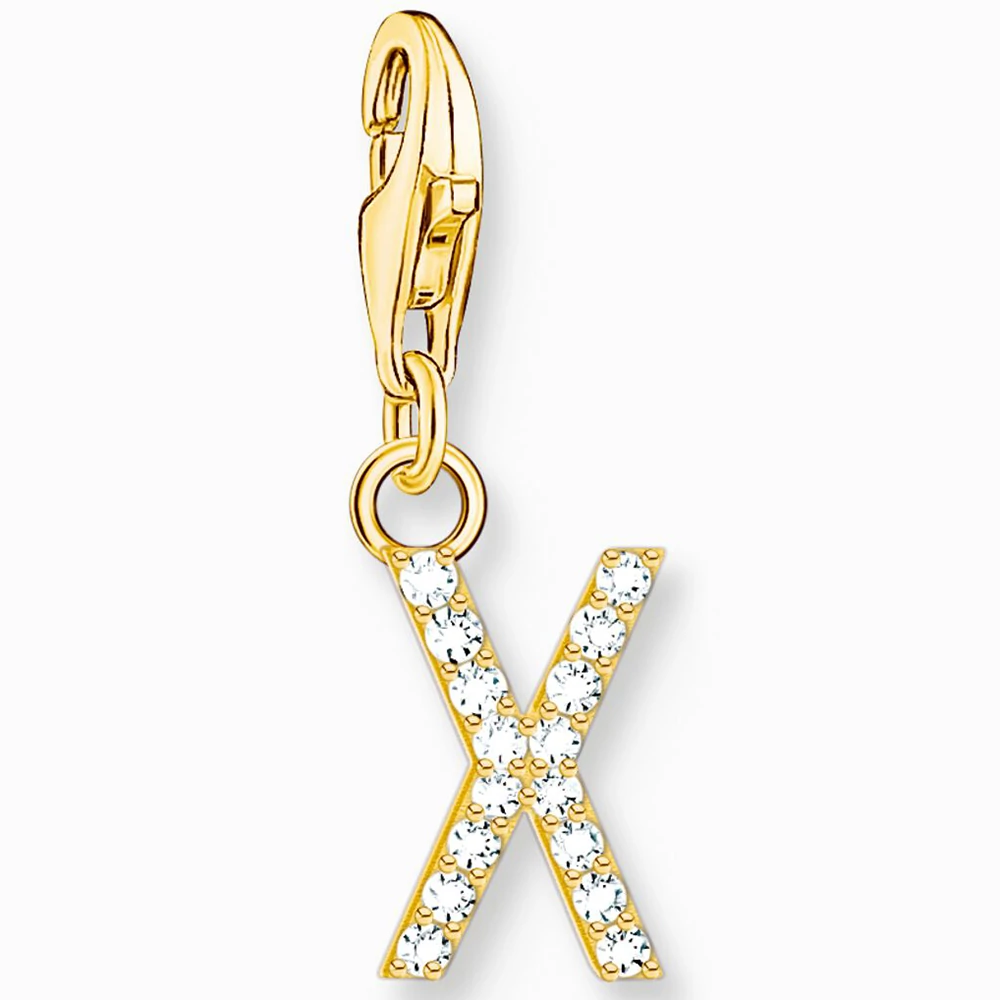 Thomas Sabo arany X betű charm - 1987-414-14