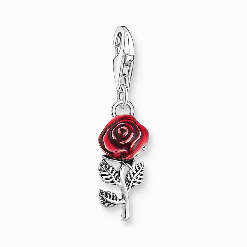 Thomas Sabo piros rózsa charm - 2076-664-10