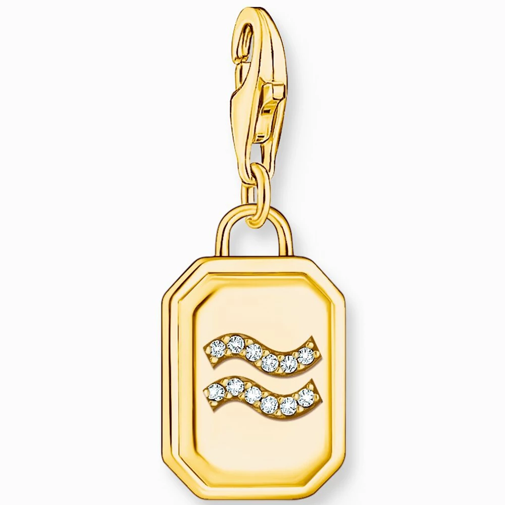 Thomas Sabo Vízöntő csillagjegy arany charm - 2155-414-39