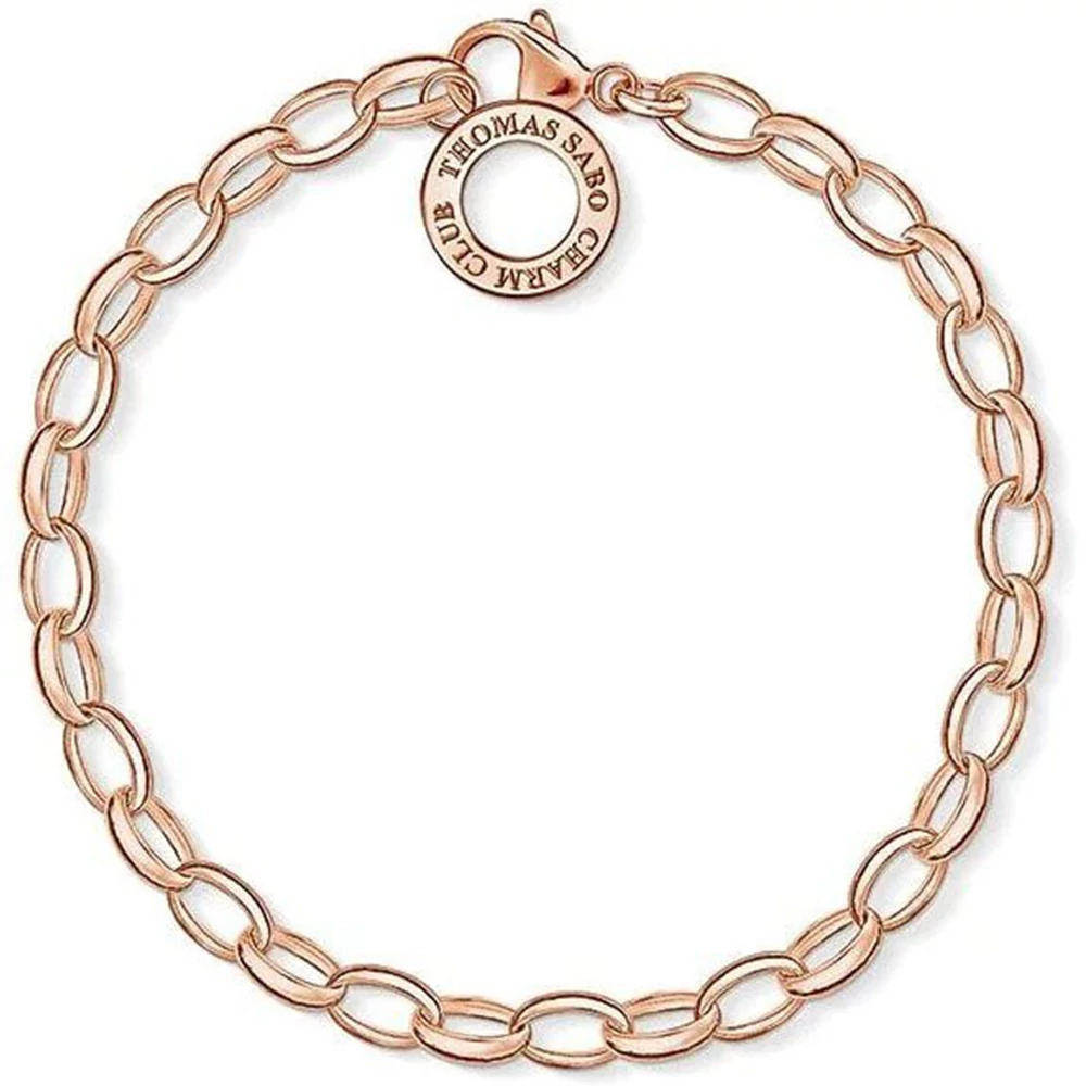 Thomas Sabo rozé arany karkötő  - A1116-415-12-M