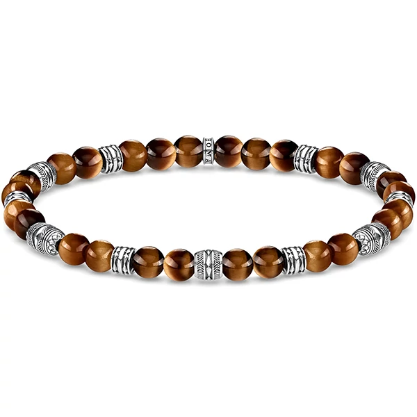 Thomas Sabo tigrisszem karkötő  - A1923-826-2-L17
