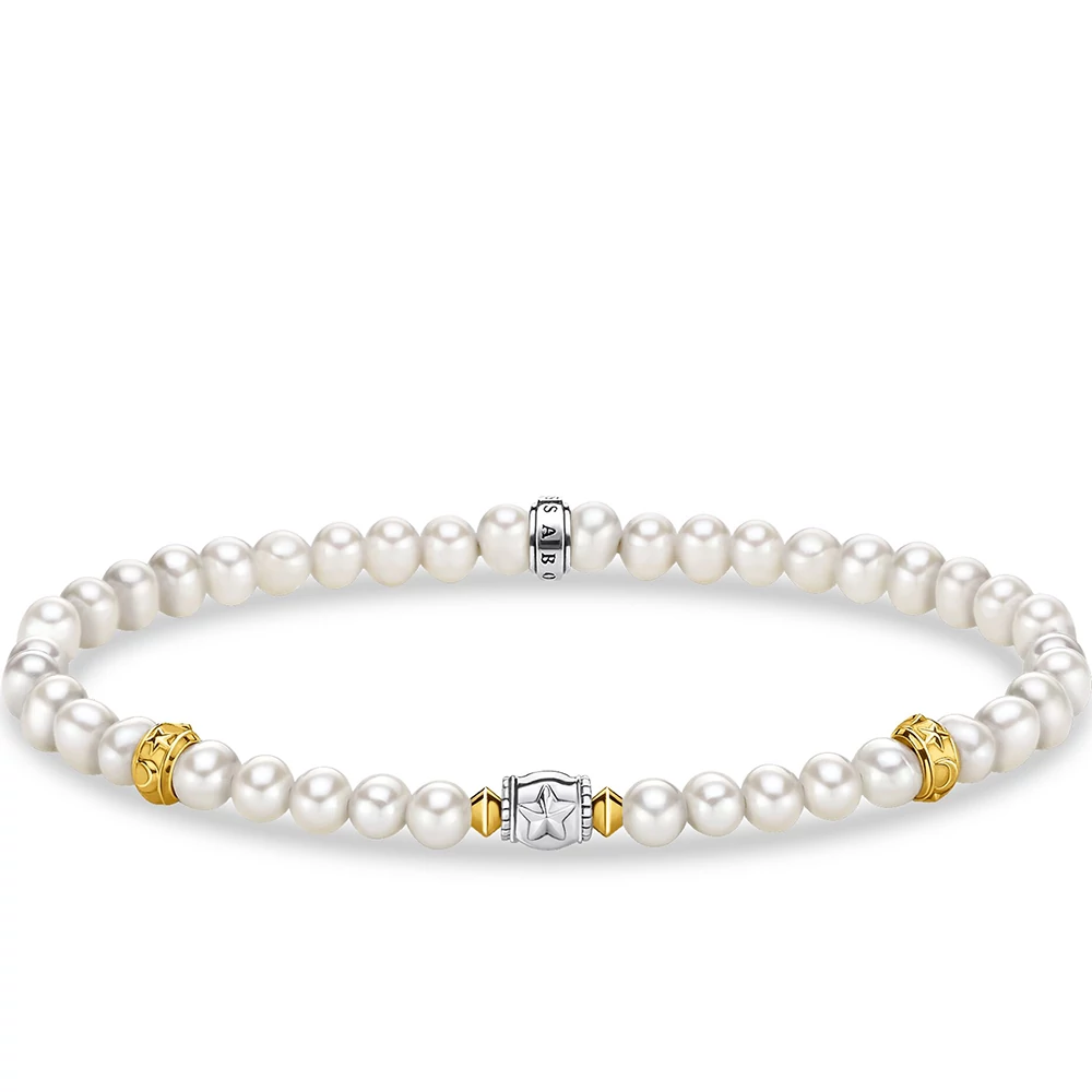 Thomas Sabo gyöngyös női karkötő  - A1979-430-14-L15,5