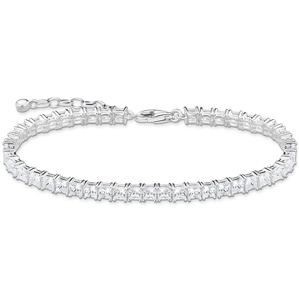 Thomas Sabo tenisz karkötő fehér kövekkel - A2029-051-14-L19V
