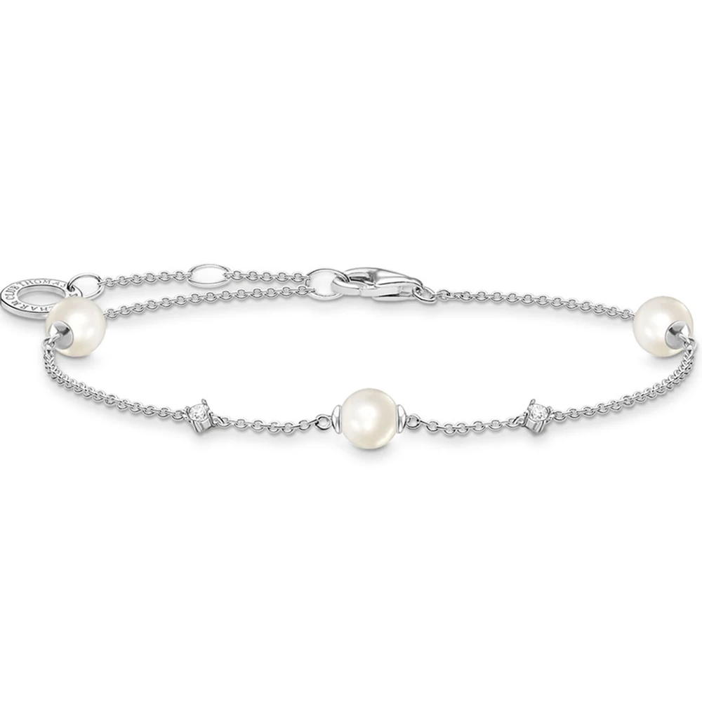 Thomas Sabo női karkötő édesvízi gyöngyökkel  - A2038-167-14-L19V