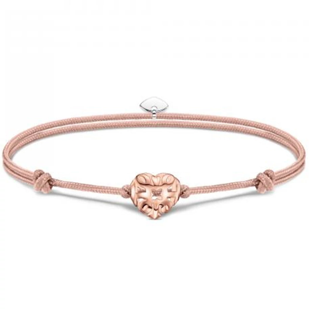 Thomas Sabo rozéarany szív Karma karkötő - A2123-597-40