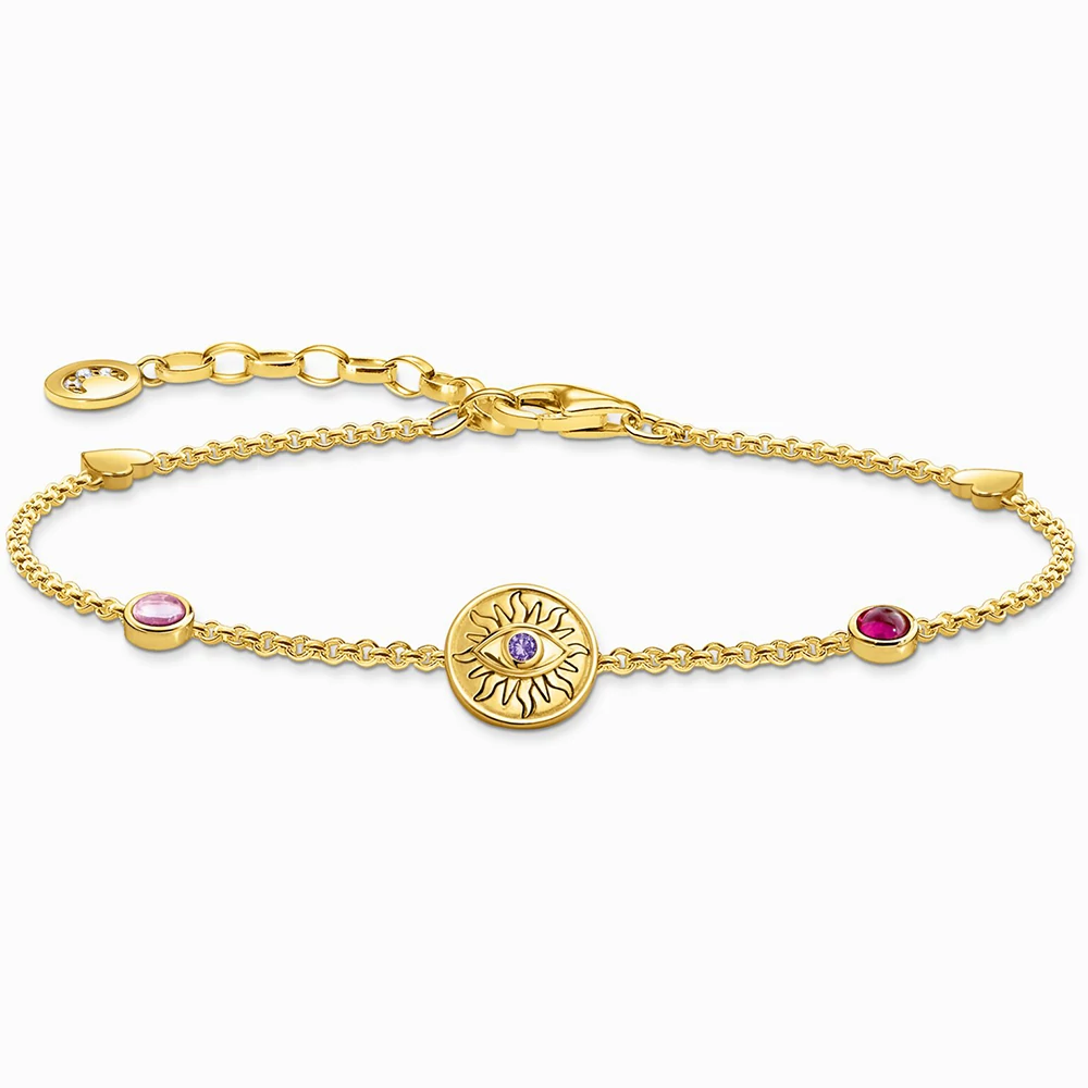 Thomas Sabo aranyozott Nap karkötő - A2132-995-7-L19V
