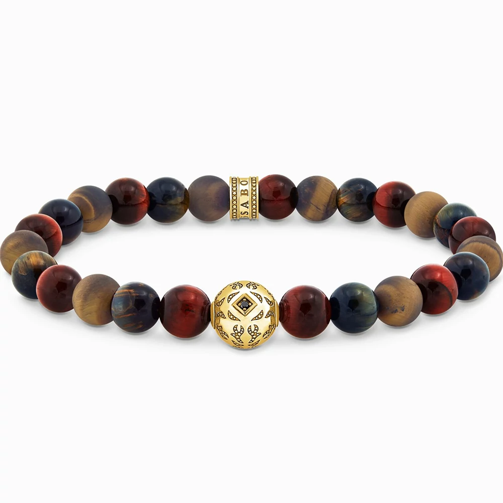 Thomas Sabo Tigrisszem férfi karkötő - A2145-324-2-L16