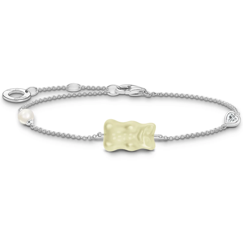 Thomas Sabo x HARIBO fehér gumimaci karkötő - A2151-052-14-L19V