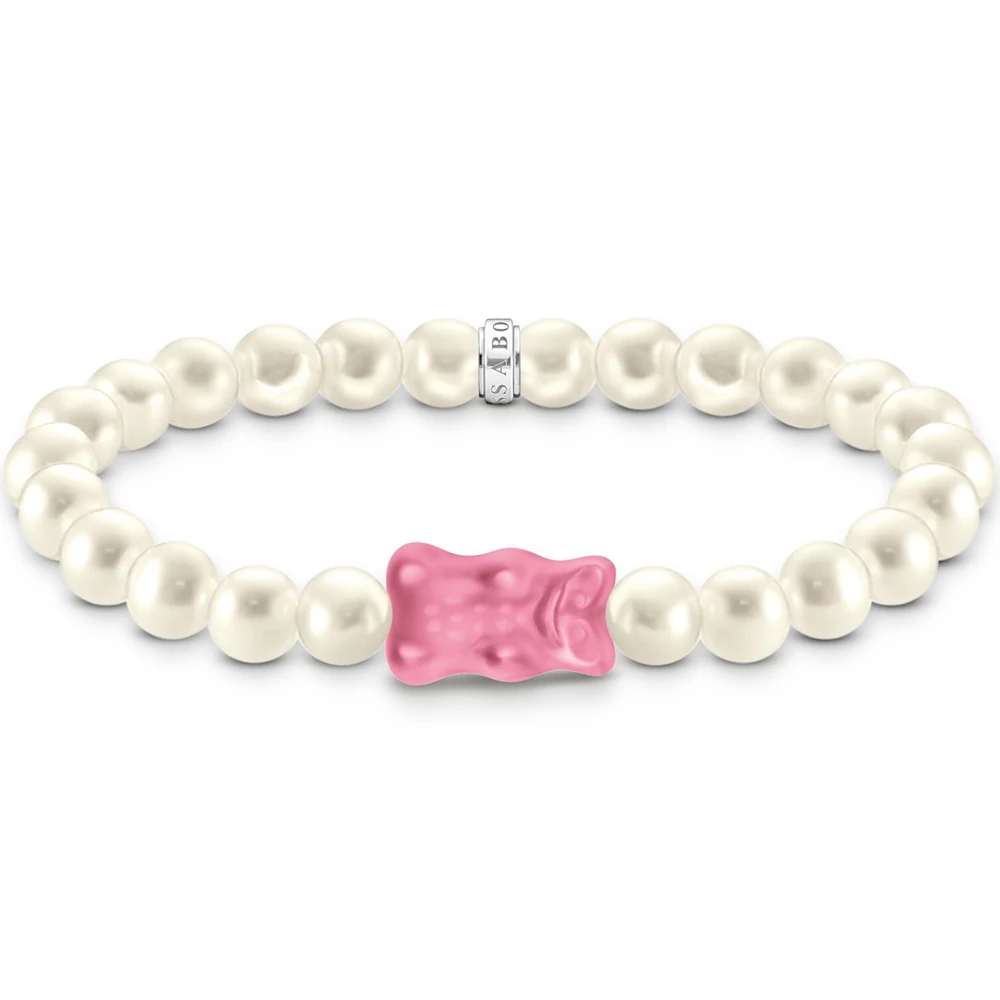 Thomas Sabo x HARIBO rózsaszín gumimaci karkötő - A2154-082-9-L17