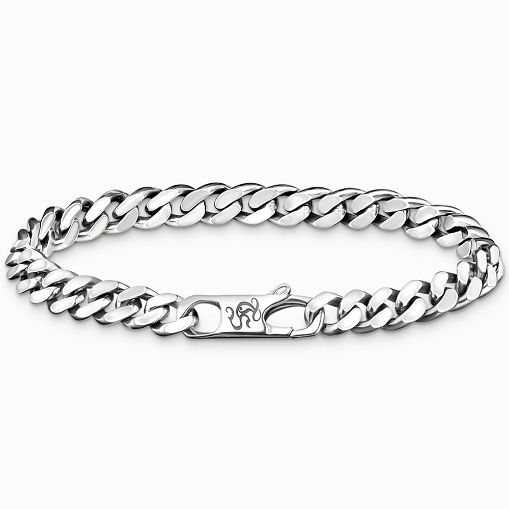 Thomas Sabo ezüst 6,9 mm láncszemes unisex karkötő - A2200-637-21-L18