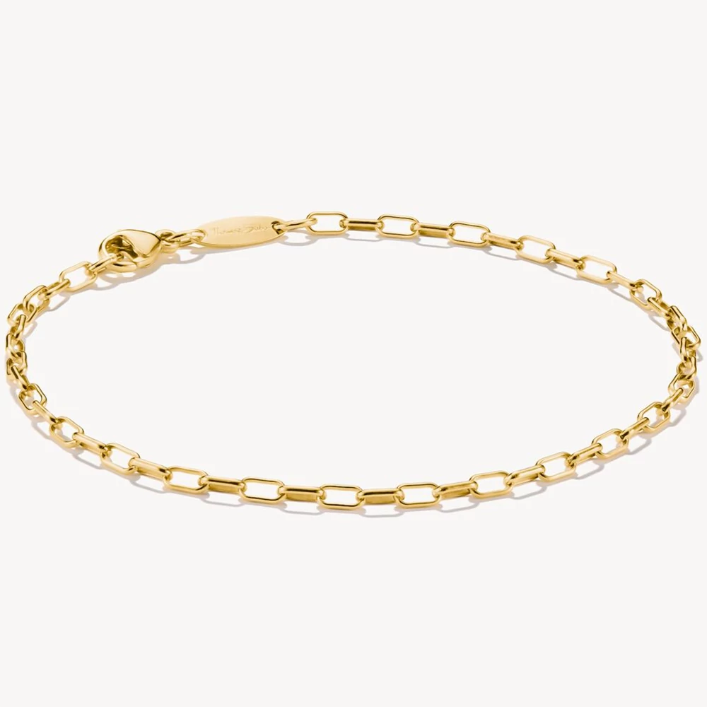 Thomas Sabo aranyozott láncszemes karkötő - A2206-413-39-L19V