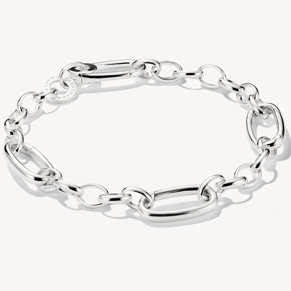 Thomas Sabo Connect Link ezüst charmgyűjtő karkötő három nyitható láncszemmel - C1203-001-21-L17