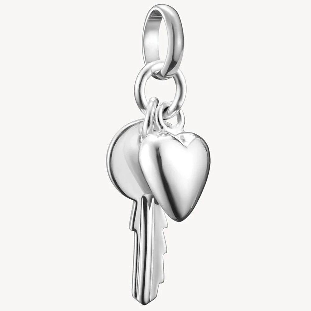 Thomas Sabo Connect ezüst kulcs és szív charm - CC1233-001-21