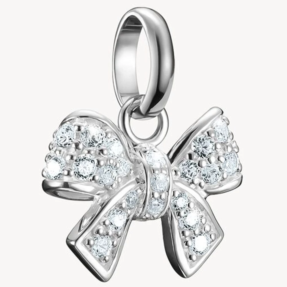 Thomas Sabo Connect cirkónia köves ezüst masni charm - CC1235-051-14